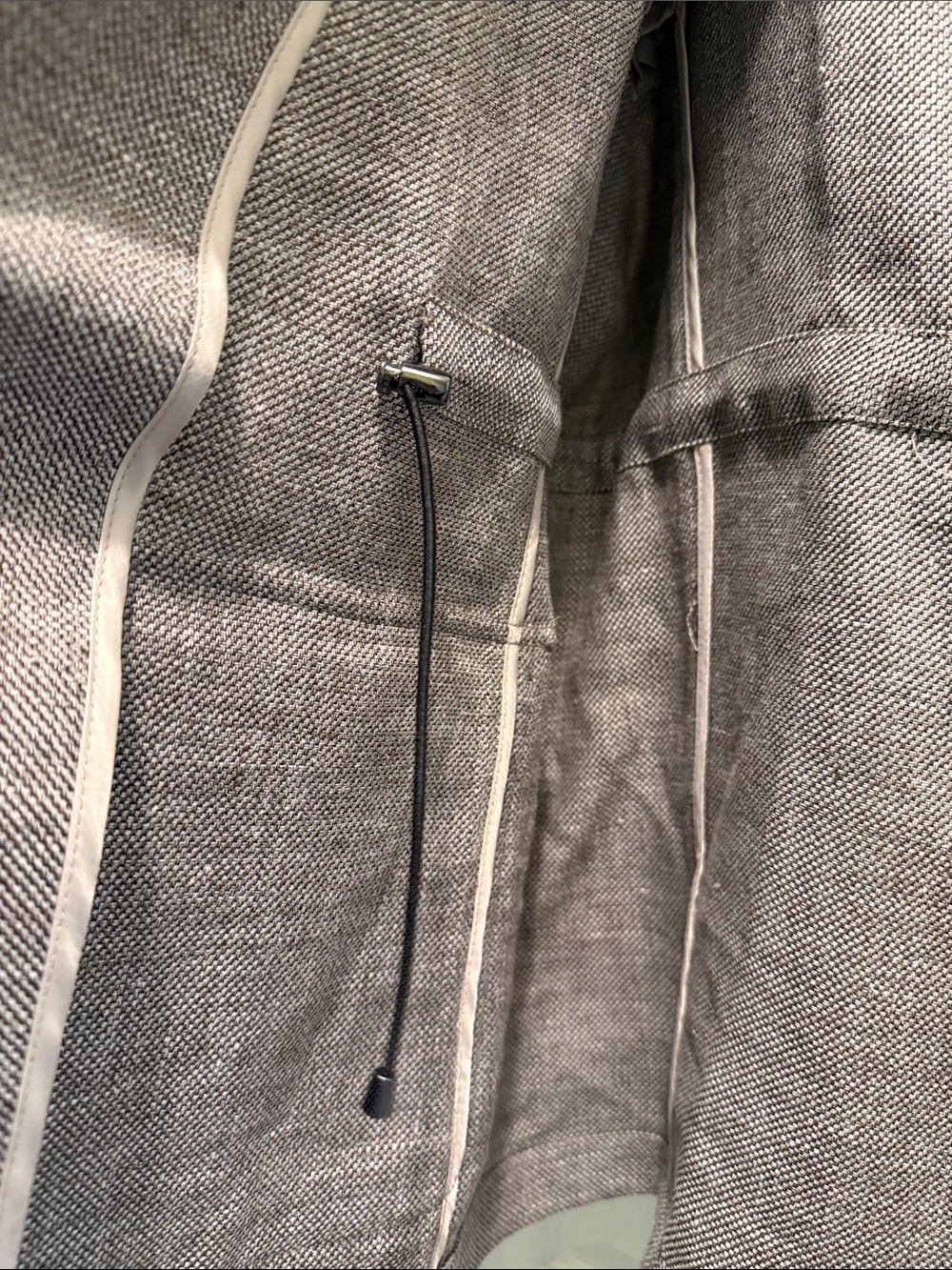 NWT Bullock & Jones Luxury Safari Field Jacket Linen Wool 44R - Picture 7 of 10